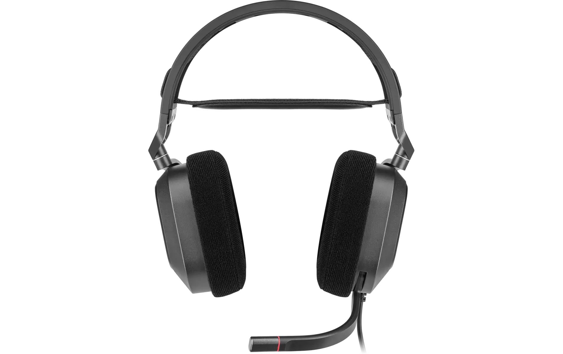 CORSAIR Gaming HS80 RGB - Headset - ohrumschließend - kabelgebunden - USB - Kohle