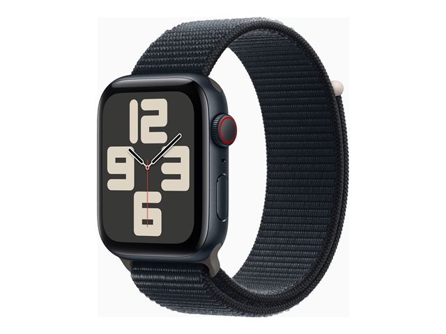 APPLE Watch SE GPS + Cellular 44mm Midnight Aluminium Case with Midnight Sport Loop (MRHC3QF/A)