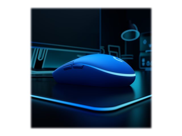 Logitech Gaming Mouse G203 LIGHTSYNC - Maus - USB - Blau