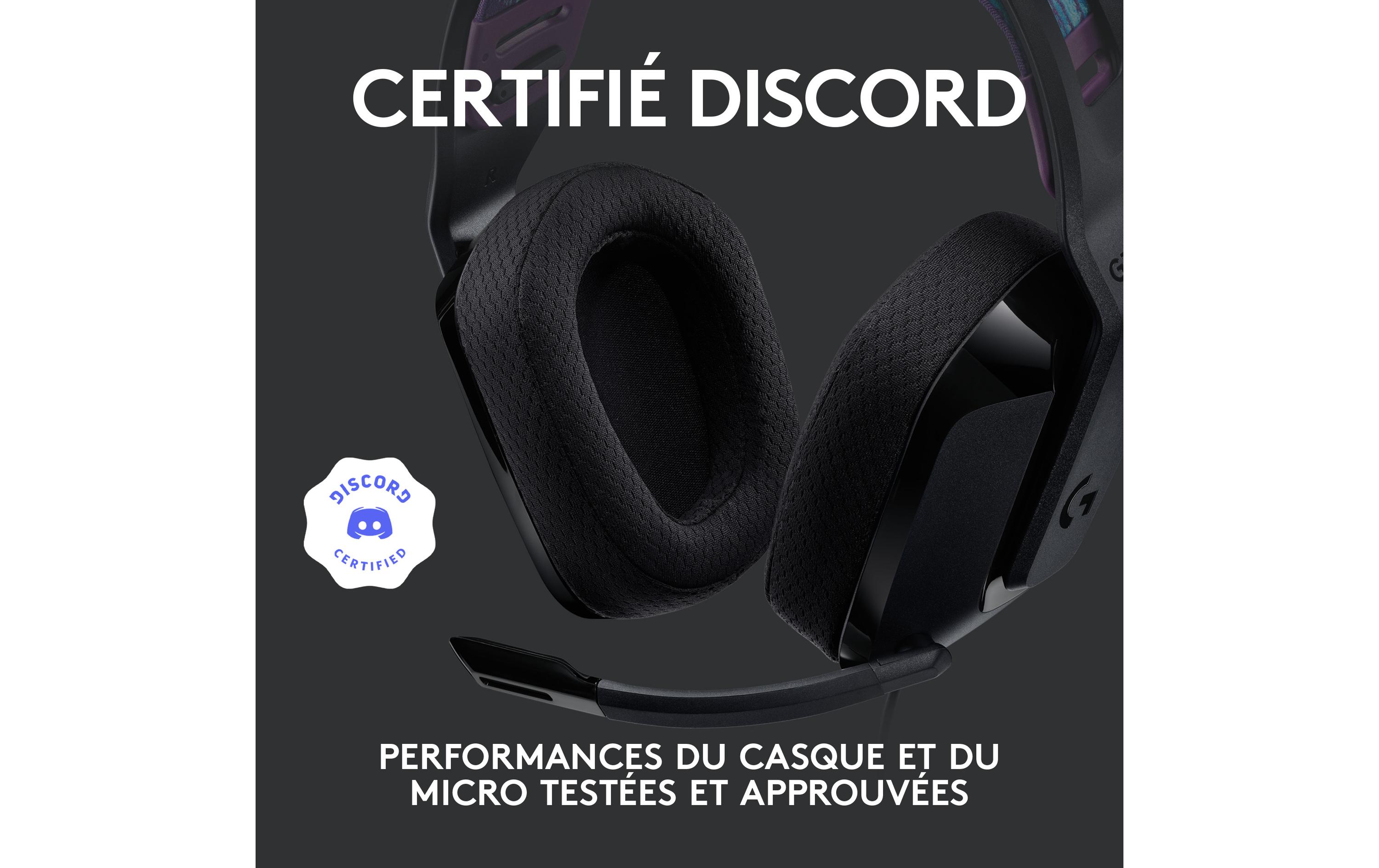 Logitech G G535 LIGHTSPEED Wireless Gaming Headset - Headset - ohrumschließend - LIGHTSPEED - kabellos - Schwarz - Discord Certified