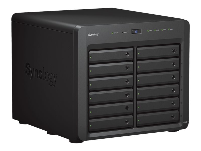 Synology Disk Station DS3622XS+ - NAS-Server - 12 Schächte - SATA 6Gb/s - RAID RAID 0, 1, 5, 6, 10, JBOD, RAID F1 - RAM 16 GB - Gigabit Ethernet / 10 Gigabit Ethernet - iSCSI Support