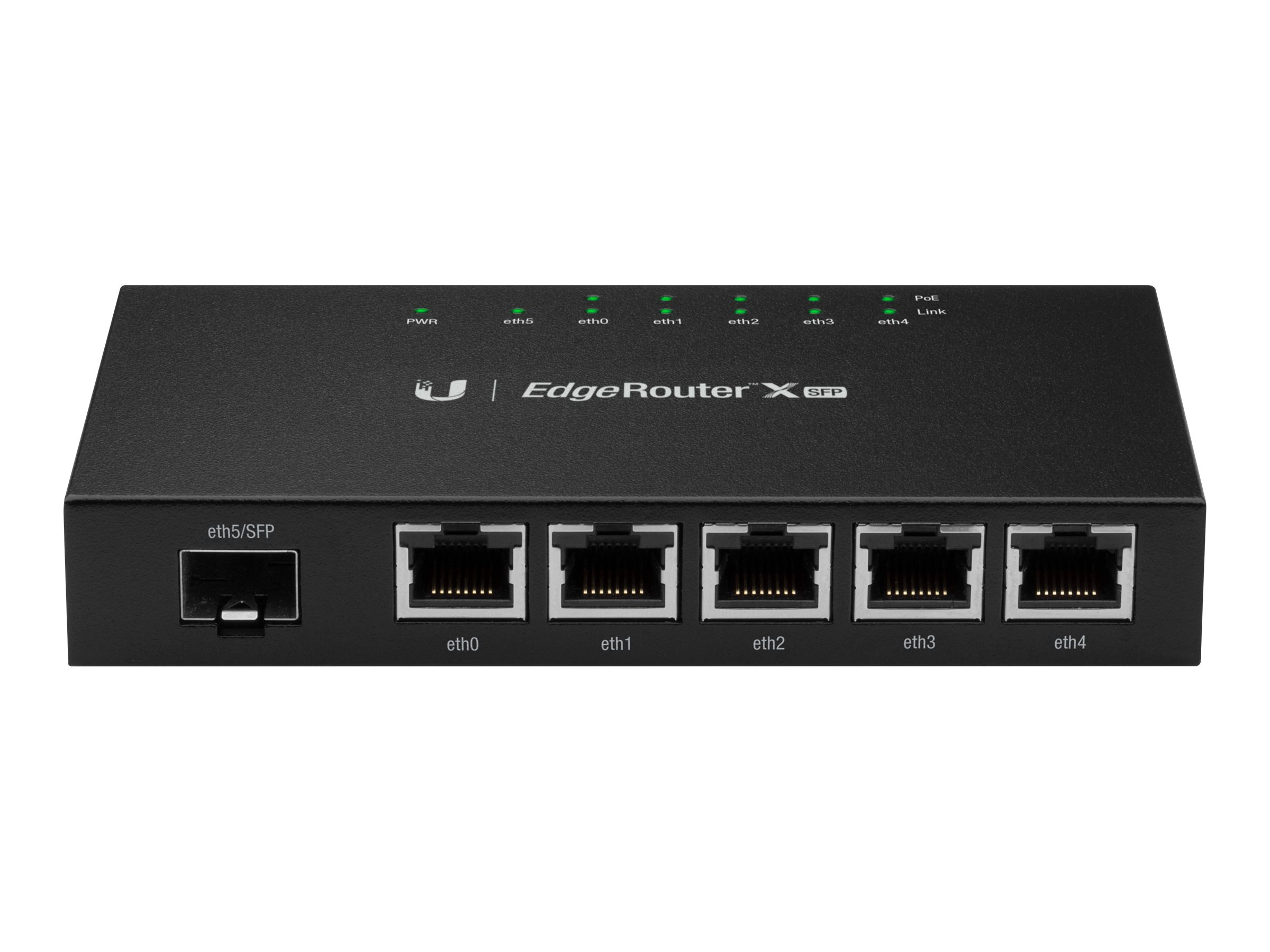 Ubiquiti EdgeRouter X SFP 6-Port Gigabit Router (ER-X-SFP) [5x LAN, 1x SFP In, 256 MB RAM]