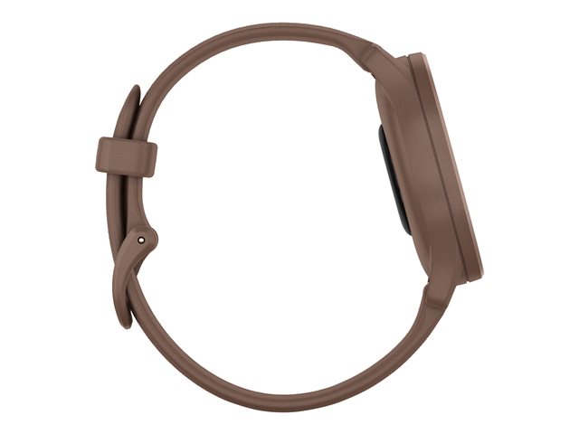 Garmin vívomove Sport - Mokkafarben mit perlgoldenen Akzenten - intelligente Uhr mit Band