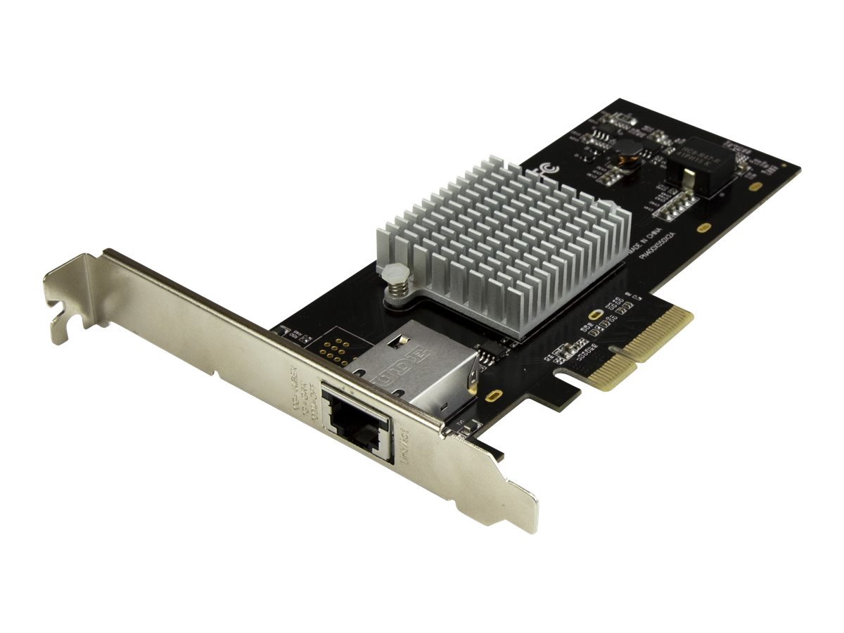 StarTech.com 1 Port 10G Ethernet PCI Express Netzwerkkarte - 10GbE NIC mit Intel X550-AT Chip - 10GBase-T / NBASE-T Compliant - Netzwerkadapter - PCIe 2.0 - 10Gb Ethernet x 1