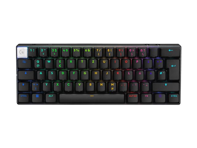 Logitech G PRO X 60 - Tastatur - Gaming - 60% TKL - QWERTZ - Deutsch - Schwarz Eingabegerät