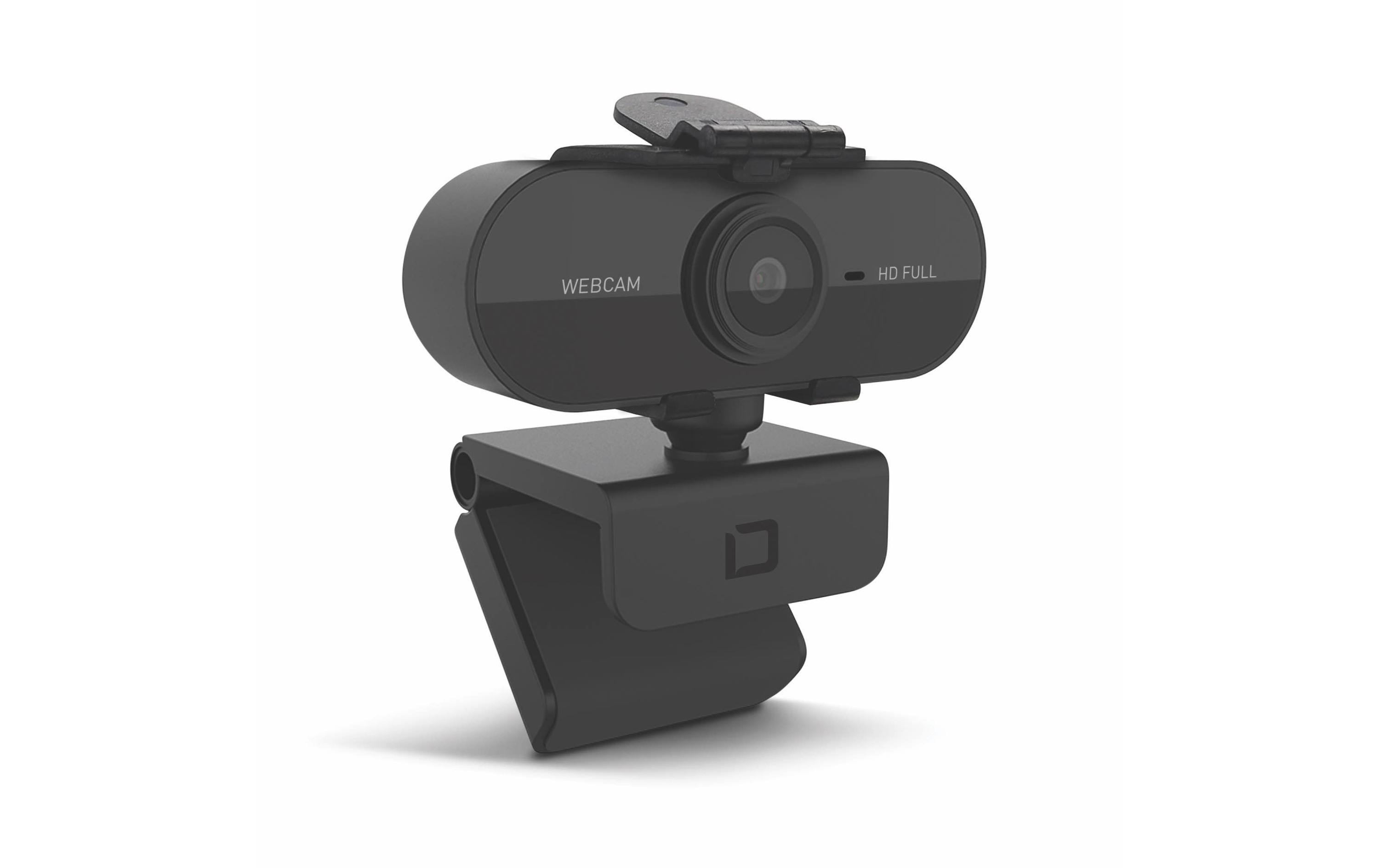 DICOTA Webcam PRO Plus Full HD - Webcam - Farbe - 1920 x 1080 - 1080p - Audio - USB 2.0