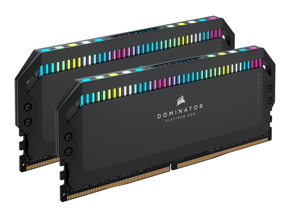CORSAIR Dominator Platinum RGB - DDR5 - Kit - 64 GB: 2 x 32 GB - DIMM 288-PIN - 5200 MHz / PC5-41600 - ungepuffert
