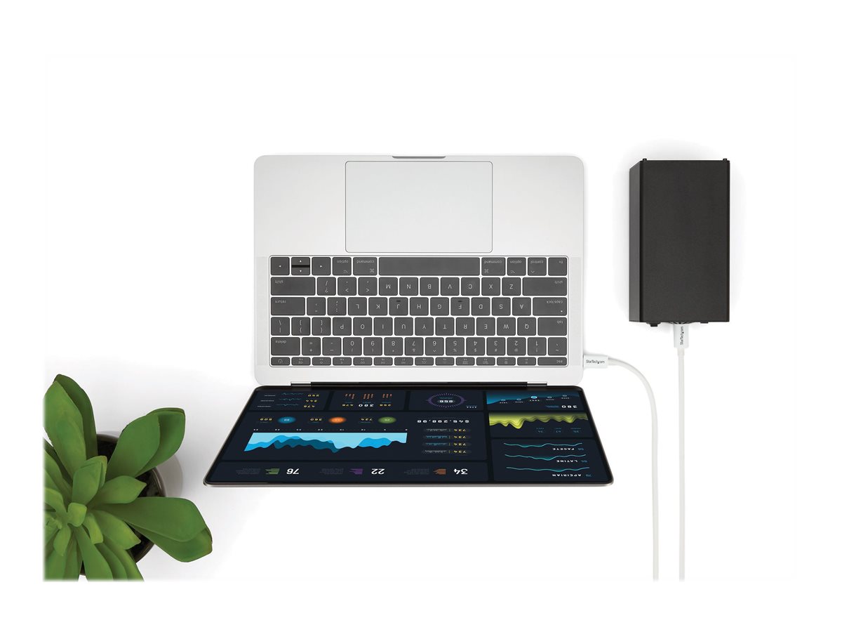 StarTech.com 3.3ft (1m) Thunderbolt 3 Cable
20Gbps
100W PD
4K Video
Thunderbolt-Certified
Compatible w/ TB4/USB 3.2/DisplayPort - Thunderbolt-Kabel - 24 pin USB-C zu 24 pin USB-C - 1 m