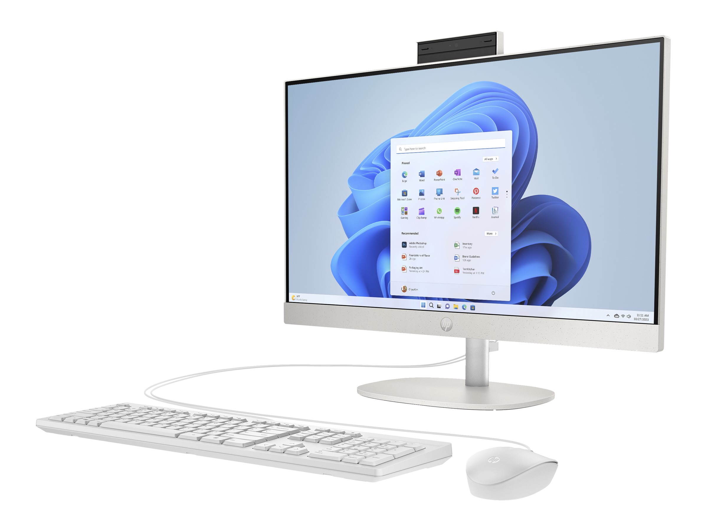 HP 27-cr0402ng - All-in-One (Komplettlösung) - Core i5 1335U - 16 GB - SSD 1 TB - LED 68.6 cm (27") - Deutsch