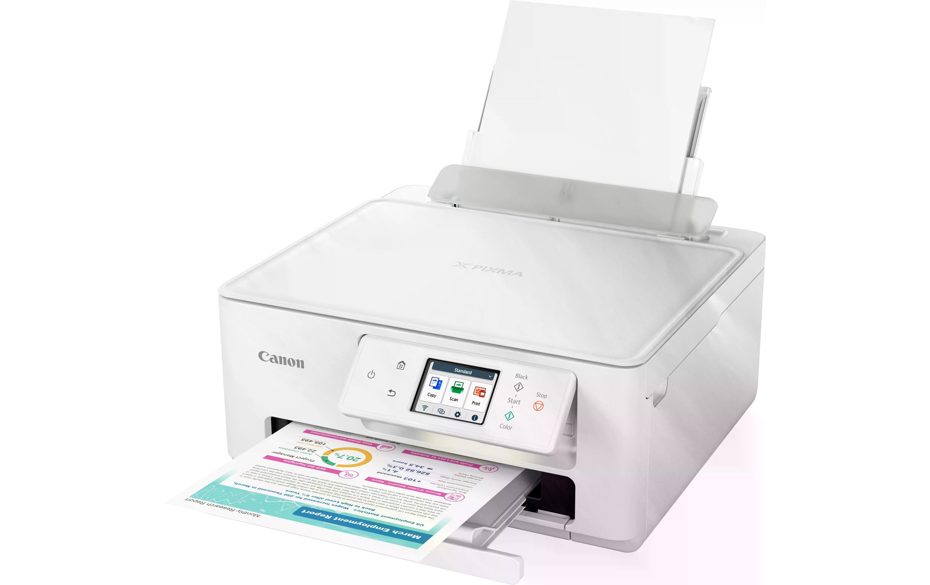 Canon PIXMA TS7650i 4 in 1 Tintenstrahl-Multifunktionsdrucker grau