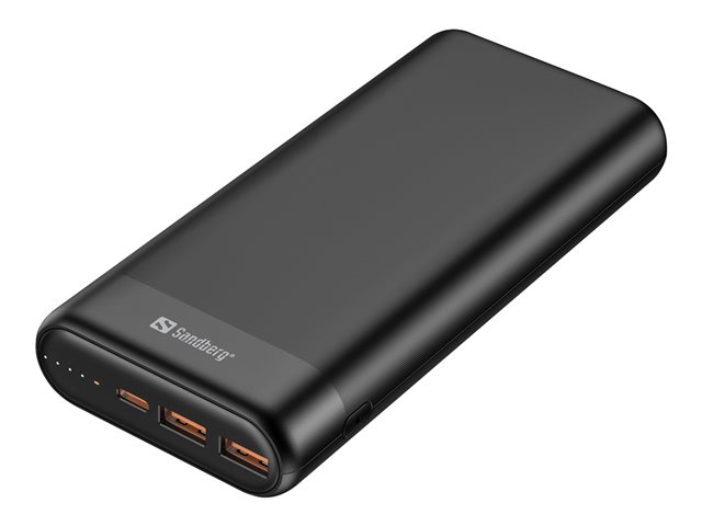 Sandberg Powerbank - Li-Ion - 2 x USB
24 pin USB-C