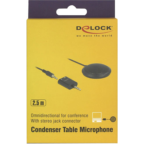 Delock Condenser Table Microphone - Mikrofon