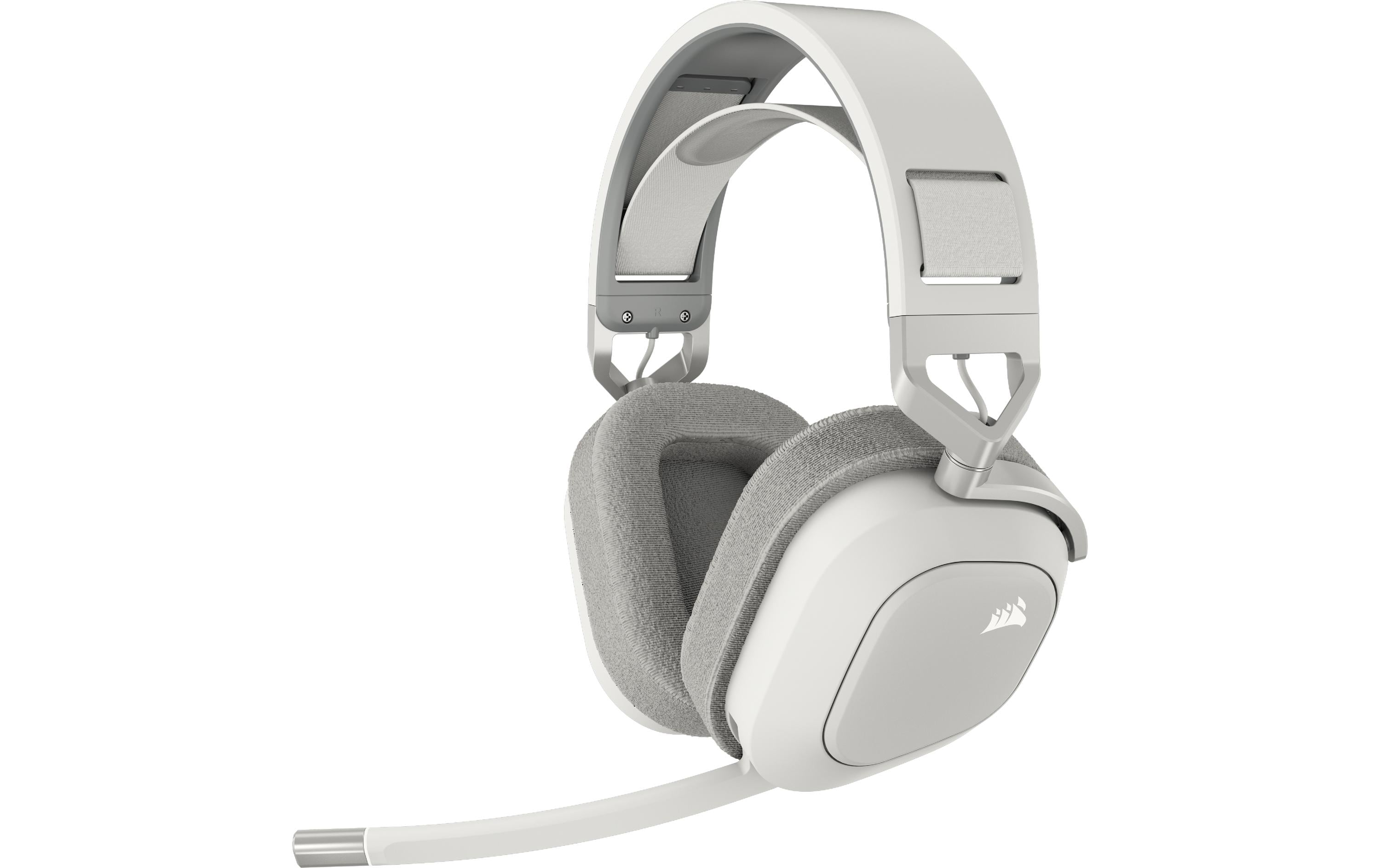 CORSAIR Gaming HS80 MAX WIRELESS - Headset - ohrumschließend - 2,4 GHz - kabellos - USB - weiß