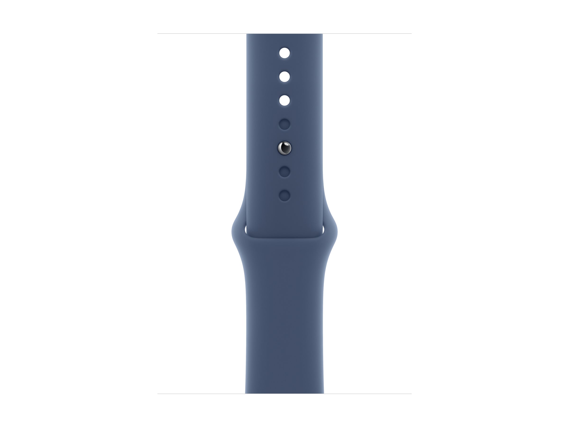 Apple Watch Series 10 GPS 46mm Silver Aluminium Case mit Denim Sport Band - S/M (MWWL3QF/A)