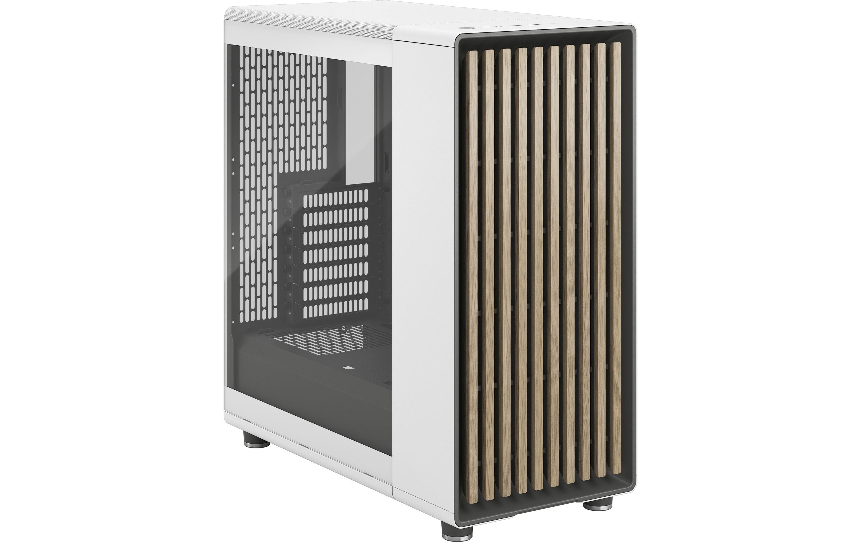 Fractal Design PC-Gehäuse North TG Clear Weiss