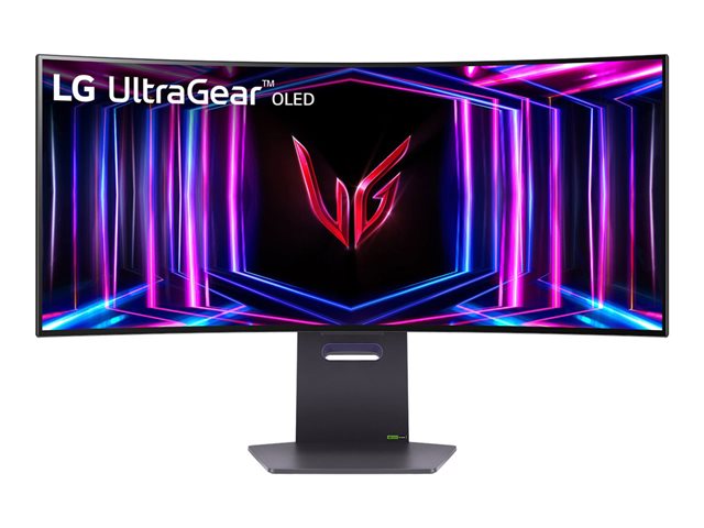 LG UltraGear 34GS95QE-B - OLED-Monitor - Gaming - gebogen - 86.4 cm (34") (33.9" sichtbar) - 3440 x 1440 UWQHD @ 240 Hz - 275 cd/m² - 1500000:1 - DisplayHDR 400 True Black - 0.03 ms - 2xHDMI, DisplayPort