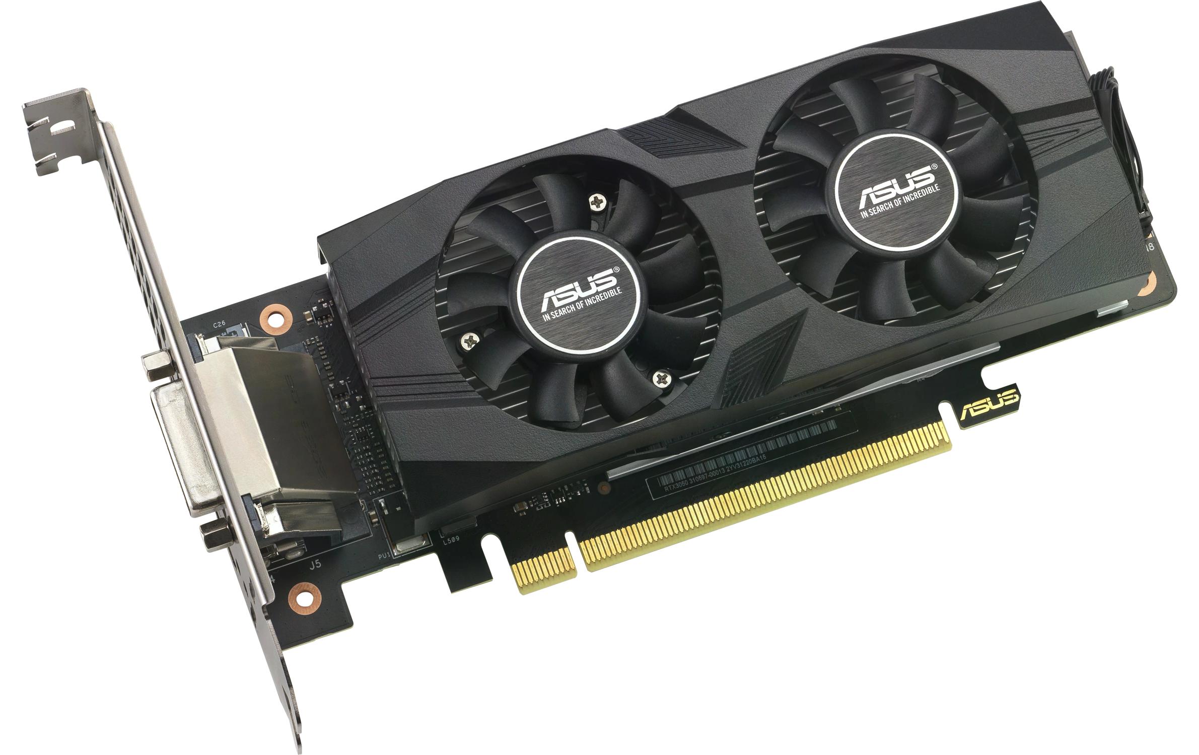 ASUS GeForce RTX 3050 LP BRK OC Edition 6 GB GDDR6 ist grosse Produktivität in einem kleinen Paket