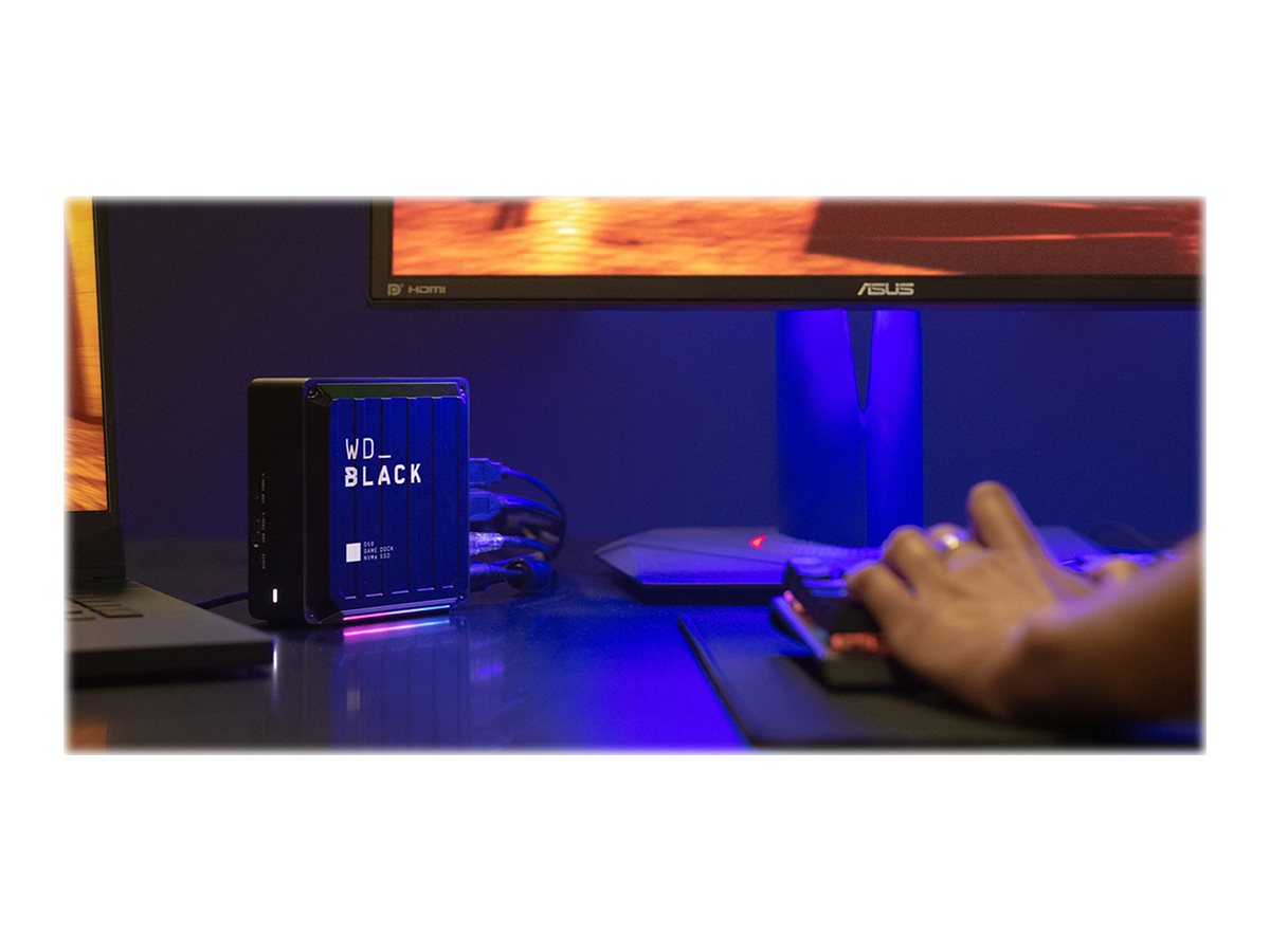 WD_BLACK D50 Game Dock WDBA3U0000NBK - Dockingstation - Thunderbolt 3 - DP
Thunderbolt - 1GbE