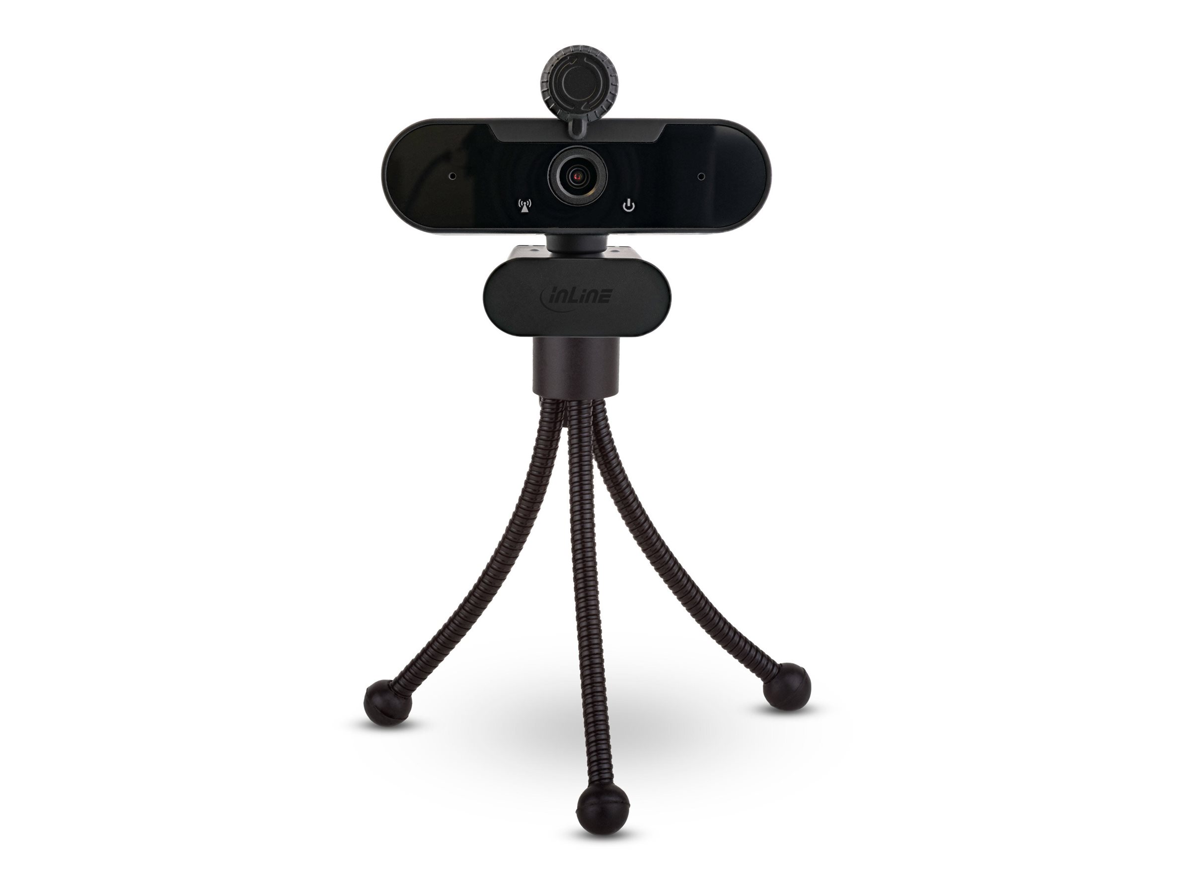 InLine Webcam FullHD 1920x1080/30Hz mit Autofokus - USB-C Anschlusskabel
