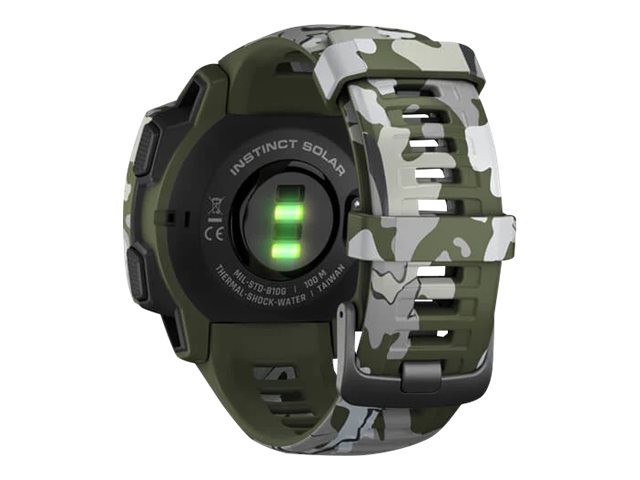 Garmin Instinct Solar Camo Edition - Lichen Camo - Sportuhr mit Band - Lichen Camo