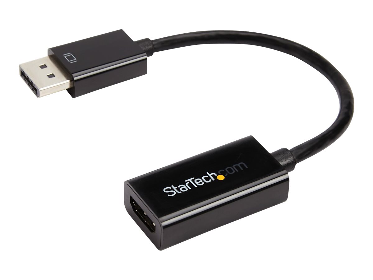 StarTech.com DisplayPort auf HDMI 4k @ 30Hz Adapter - DP 1.2 zu HDMI Video und Audio aktiv Konverter 1080p @ 60Hz für Computer / Laptop - Videokonverter
