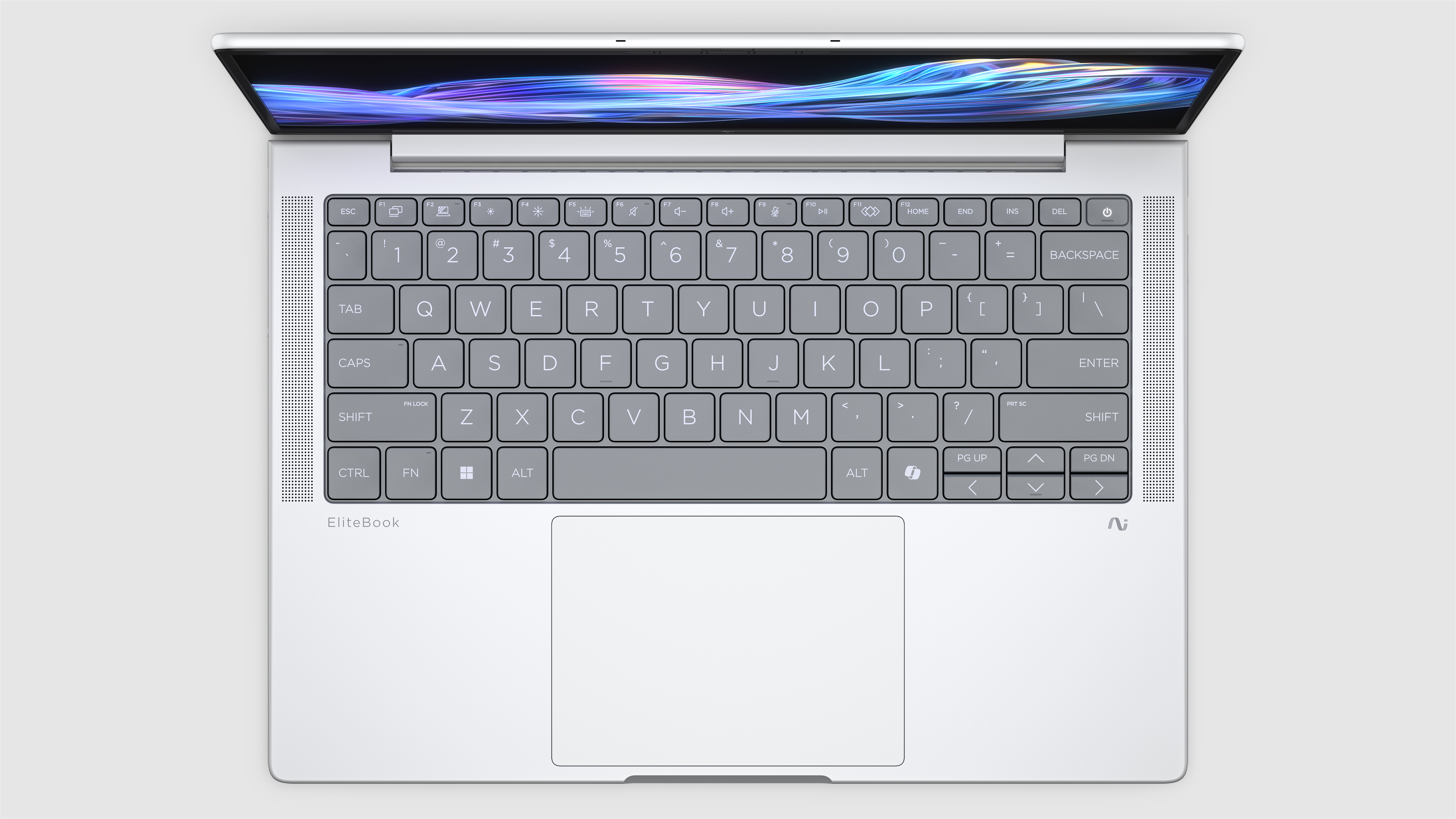 HP_EliteBook_X_G1i_14inch_Notebook_Next_Gen_AI_PC_GlacierSilver_Hero_AHS_VisID_GrayBG_TopDownOpen_M2922115