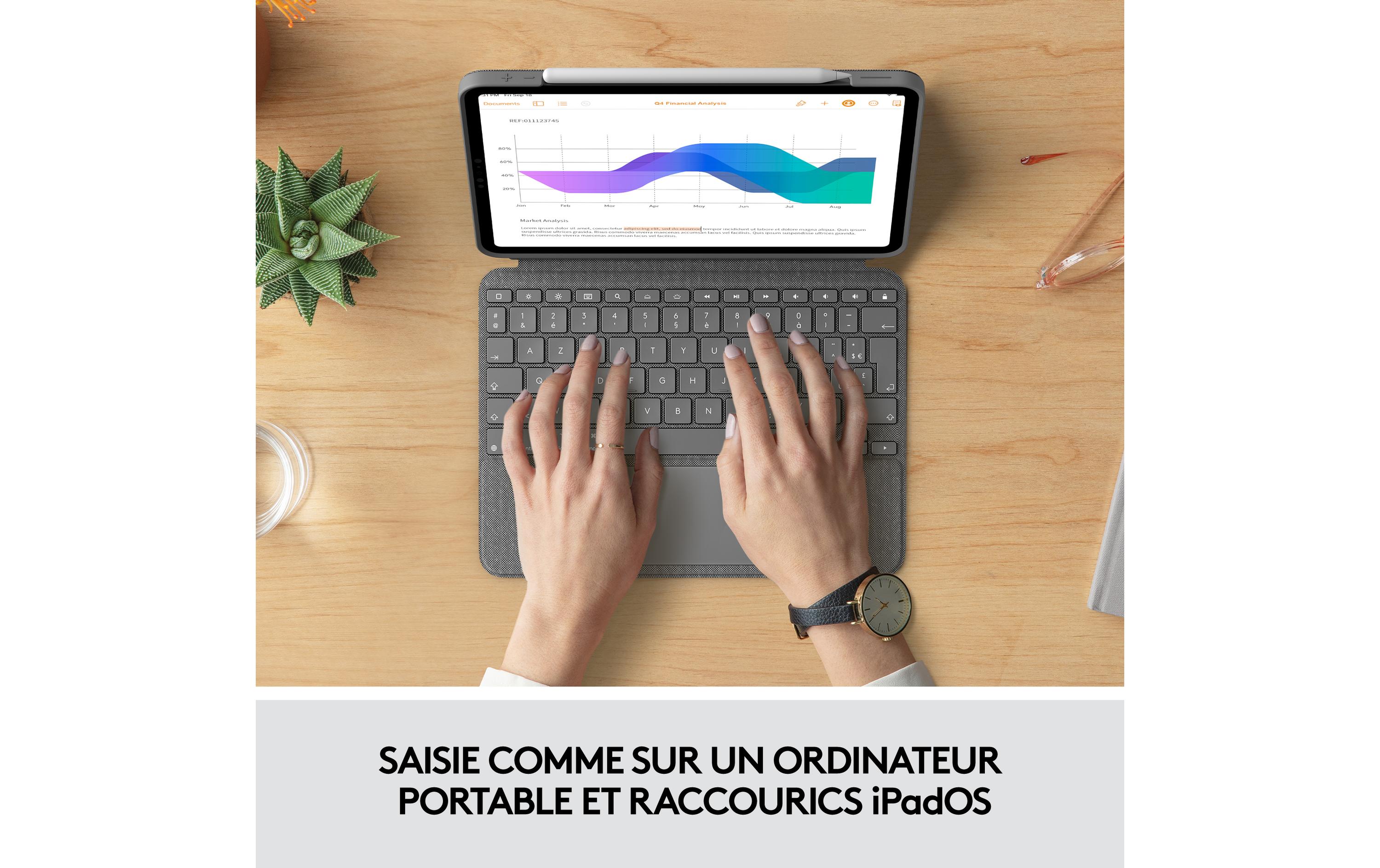 Logitech Tablet Tastatur Cover Combo Touch iPad Pro 11" 1.-4. Gen