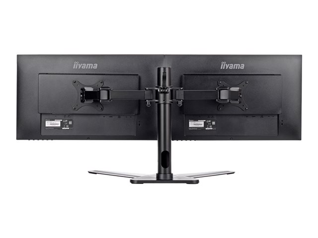 Iiyama DS1002D-B1 Aufstellung - einstellbarer Arm - für 2 Monitore - Schwarz