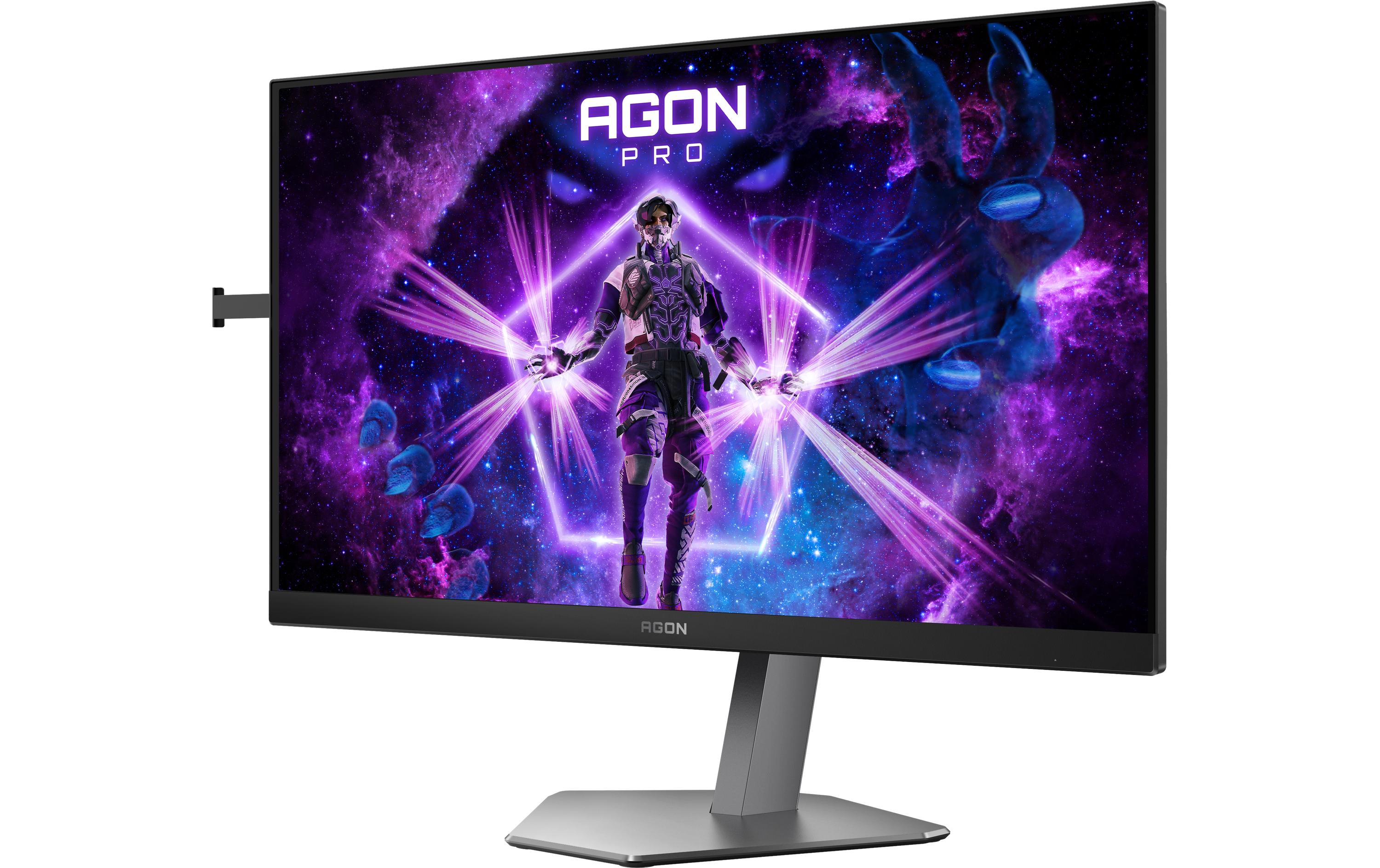 AOC AGON PRO AG246FK - AG6 Series - LED-Monitor - Gaming - 61 cm (24") (24.1" sichtbar) - 1920 x 1080 Full HD (1080p) @ 540 Hz - Ultra-Fast TN eSports - 400 cd/m² - 1000:1 - DisplayHDR 400 - 0.3 ms - 2xHDMI, DisplayPort - Schwarz