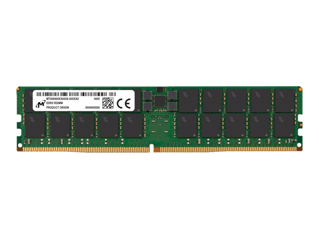 Micron - DDR5 - Modul - 64 GB - DIMM 288-PIN - 4800 MHz / PC5-38400 - registriert