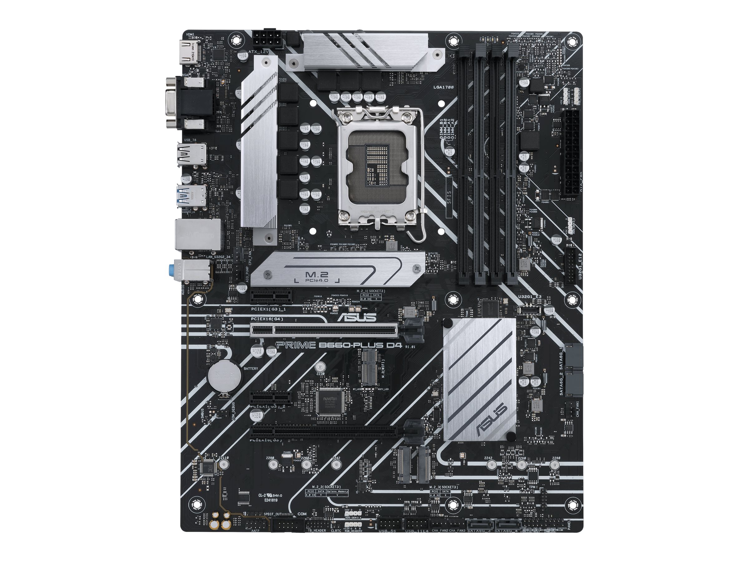 ASUS PRIME B660-PLUS D4 - Motherboard - ATX - LGA1700-Sockel - B660