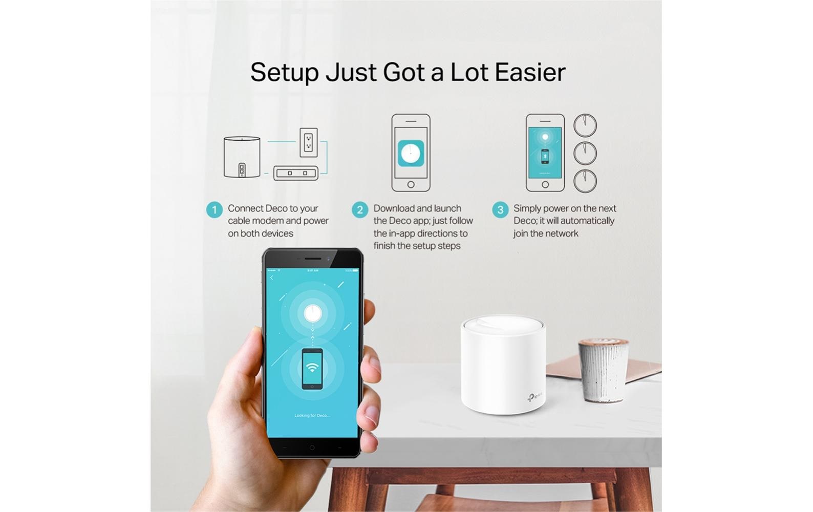 TP-Link Deco X20 - WLAN-System - Wi-Fi 6 - Desktop