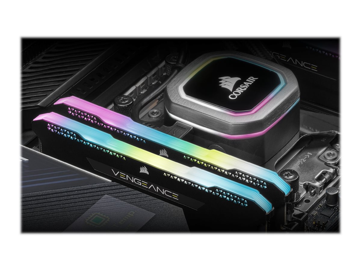 CORSAIR Vengeance RGB PRO SL - DDR4 - Kit - 32 GB: 2 x 16 GB - DIMM 288-PIN - 3600 MHz / PC4-28800 - ungepuffert