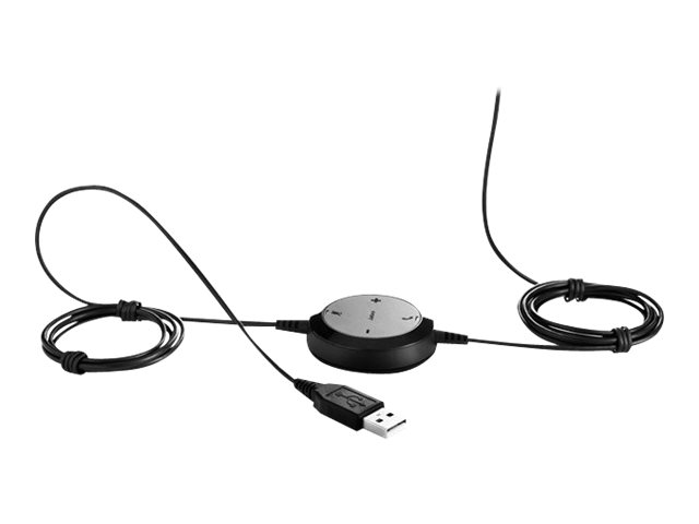 Jabra Evolve 20 MS stereo - Headset - On-Ear - kabelgebunden - USB - Zertifiziert für Skype für Unternehmen