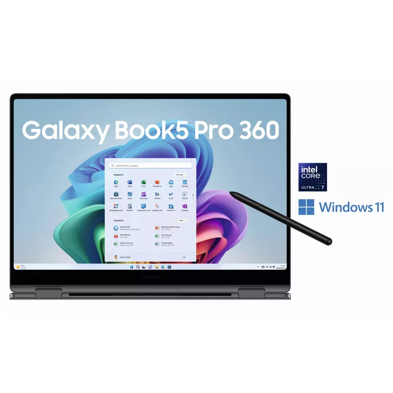 Samsung Galaxy Book5 Pro 360 - 40.6 cm (16") - Core Ultra 7 - 16 GB RAM - 512 GB SSD