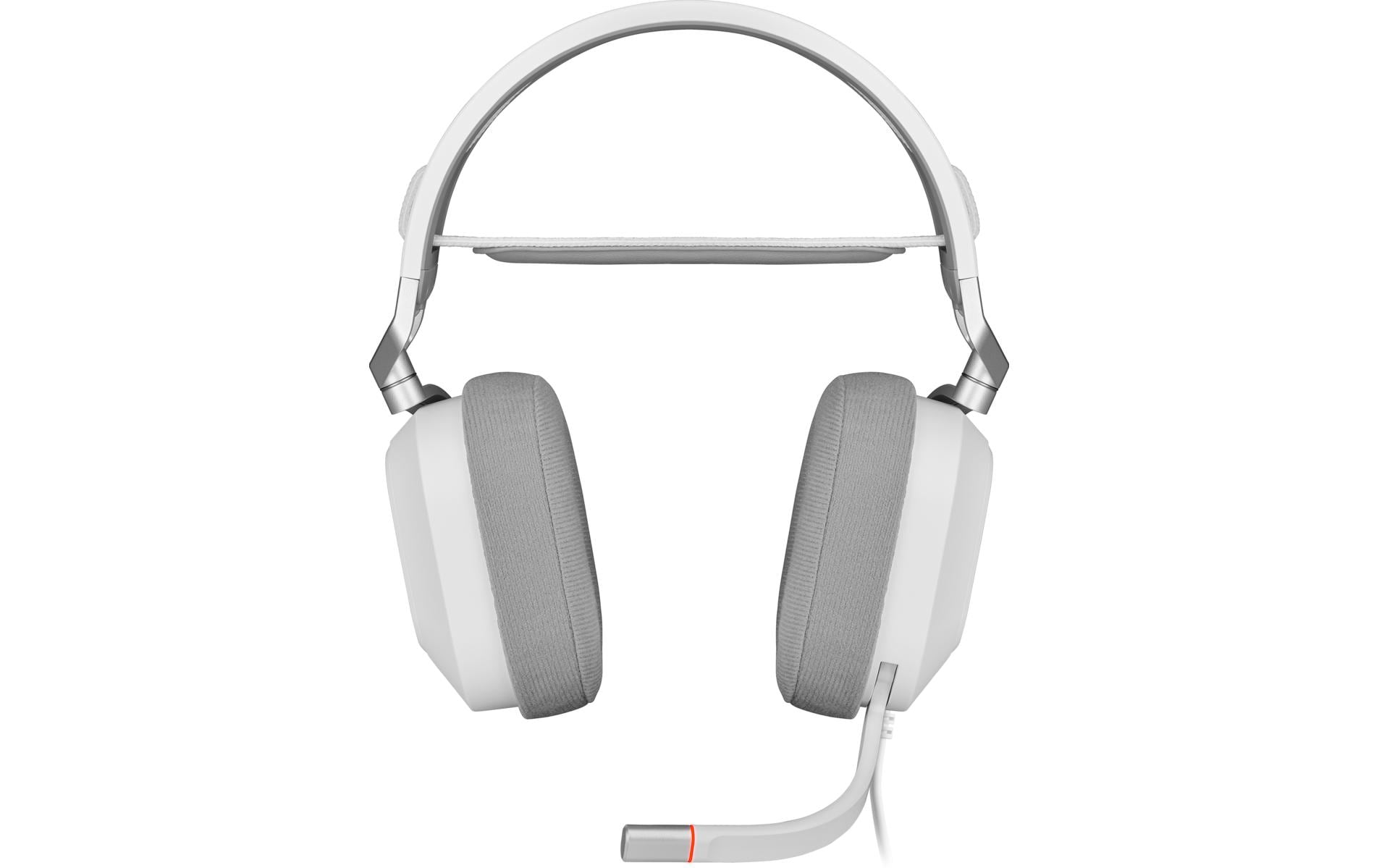 CORSAIR Gaming HS80 RGB - Headset - ohrumschließend - kabelgebunden - USB - weiß