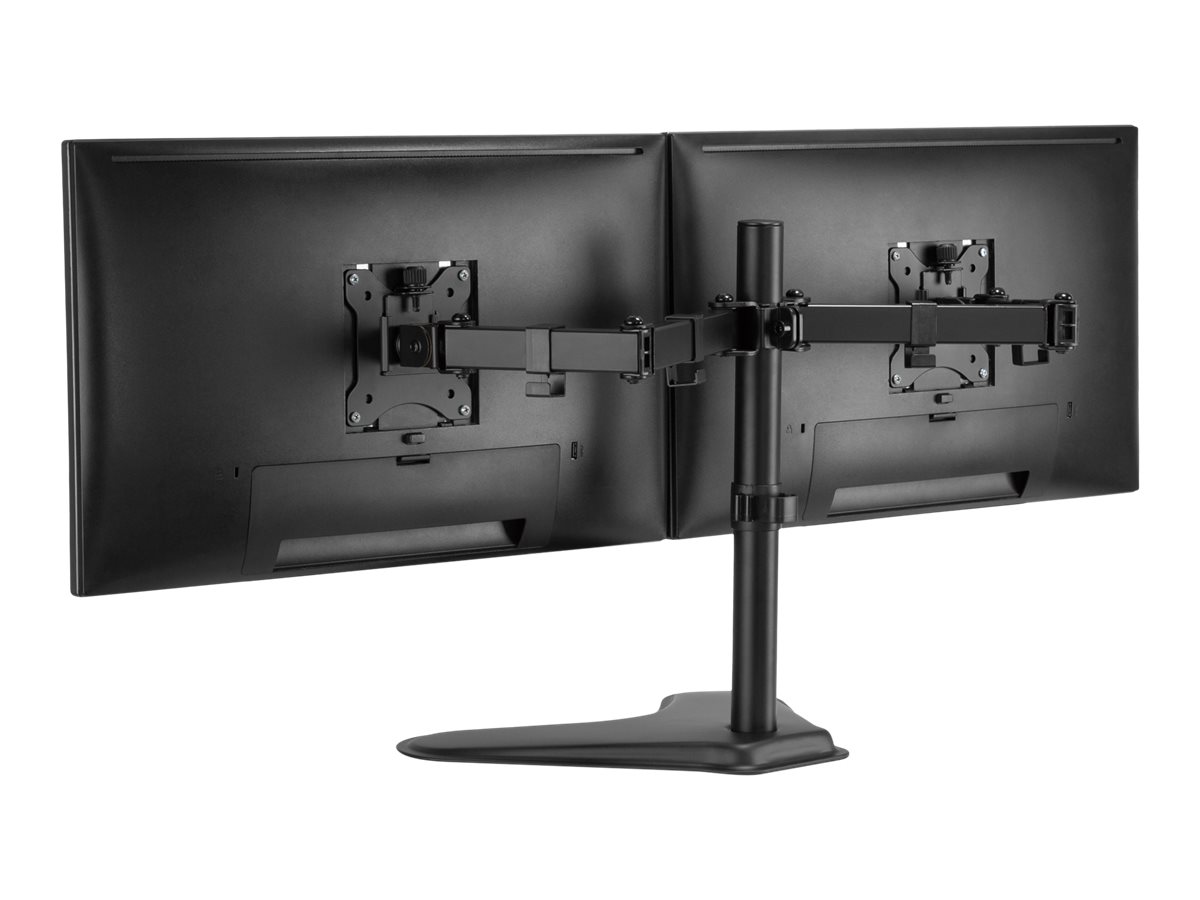 DIGITUS DA-90401 Aufstellung - für 2 Monitore / Curved-Monitore - mattschwarz