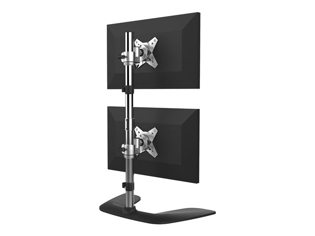 StarTech.com Monitorhalterung für zwei vertikal gestapelte Monitore - Ergonomischer Monitorarm für zwei VESA Monitore - bis zu 27"(je 8kg) Monitore - Freistehend
Höhenverstellbar - Silber (ARMDUOVS) Aufstellung - für 2 Monitore - Schwarz
Silber