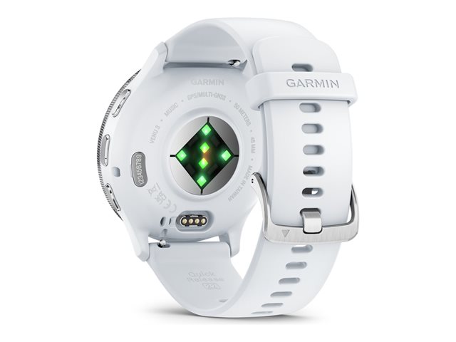 Garmin Venu 3 - verstärktes Polymer Whitestone - intelligente Uhr mit Band - 8 GB
