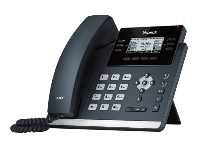 Yealink SIP-T42U - VoIP-Telefon mit Rufnummernanzeige - fünfwegig Anruffunktion