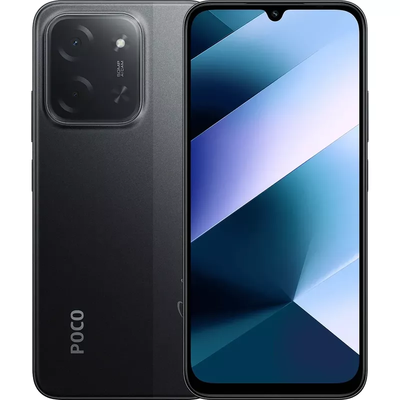 Xiaomi POCO C85 Smartphone 8+256GB 6.9" Handy Dual SIM HyperOS 50MP NFC 6000mAh Schwarz (69365)