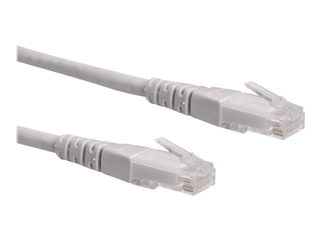 Roline - Patch-Kabel - RJ-45 (M) zu RJ-45 (M) - 10 m - UTP - CAT 6 - Grau