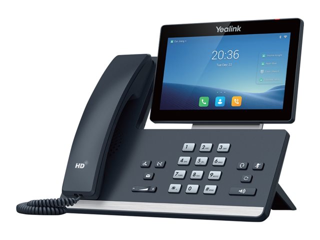 Yealink SIP-T58W - VoIP-Telefon - mit Bluetooth-Schnittstelle mit Rufnummernanzeige - 10 Parteien Anruffunktion
