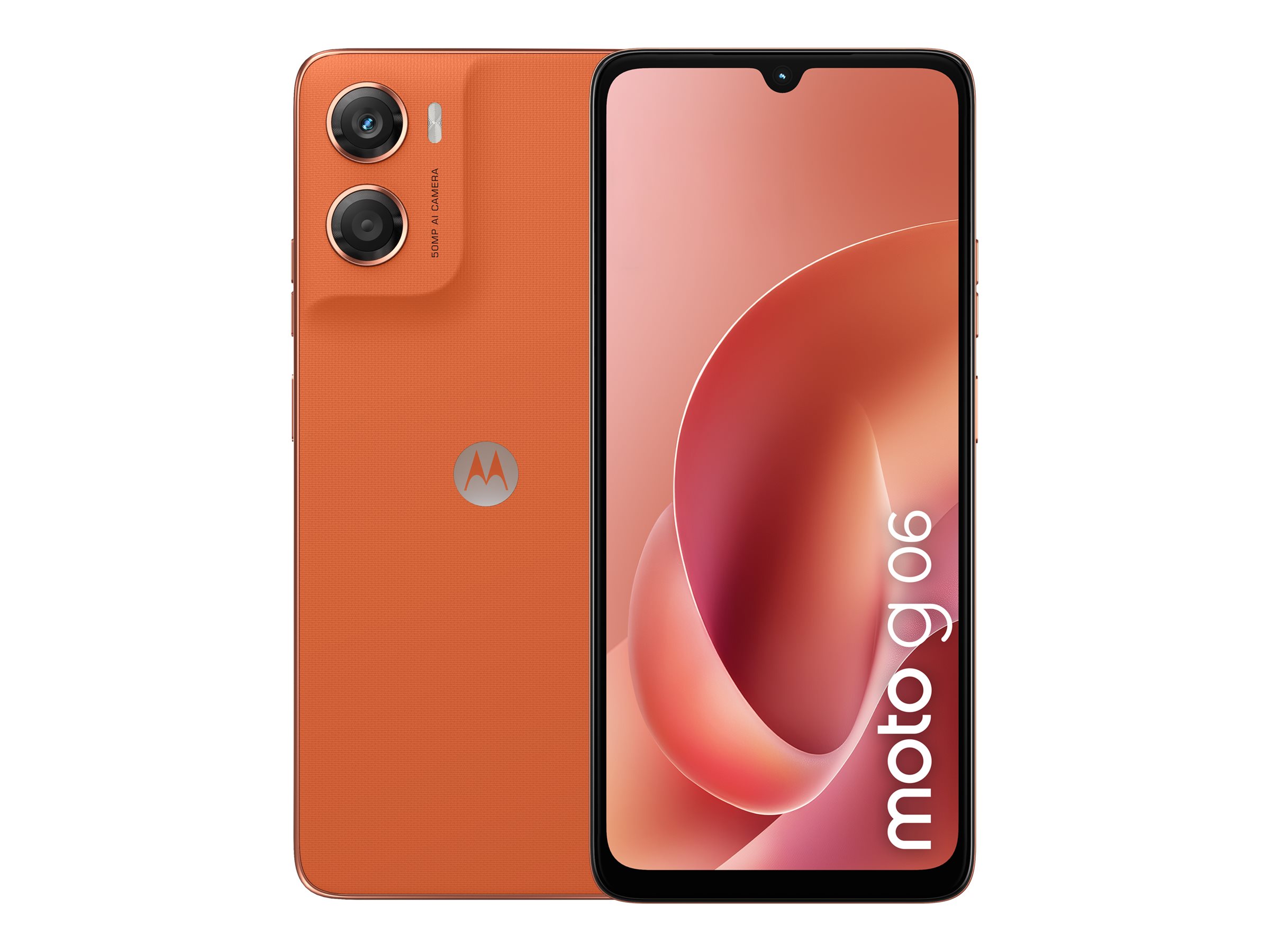 Motorola Moto G06 - 4G Smartphone - Dual-SIM - RAM 4 GB / Interner Speicher 256 GB - microSD slot - LCD-Anzeige - 6.88" - 1640 x 720 Pixel (120 Hz) - rear camera 50 MP - front camera 8 MP - pantone arabesque