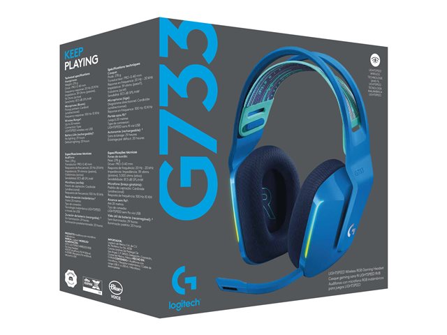 Logitech G G733 LIGHTSPEED Wireless RGB Gaming Headset - Headset