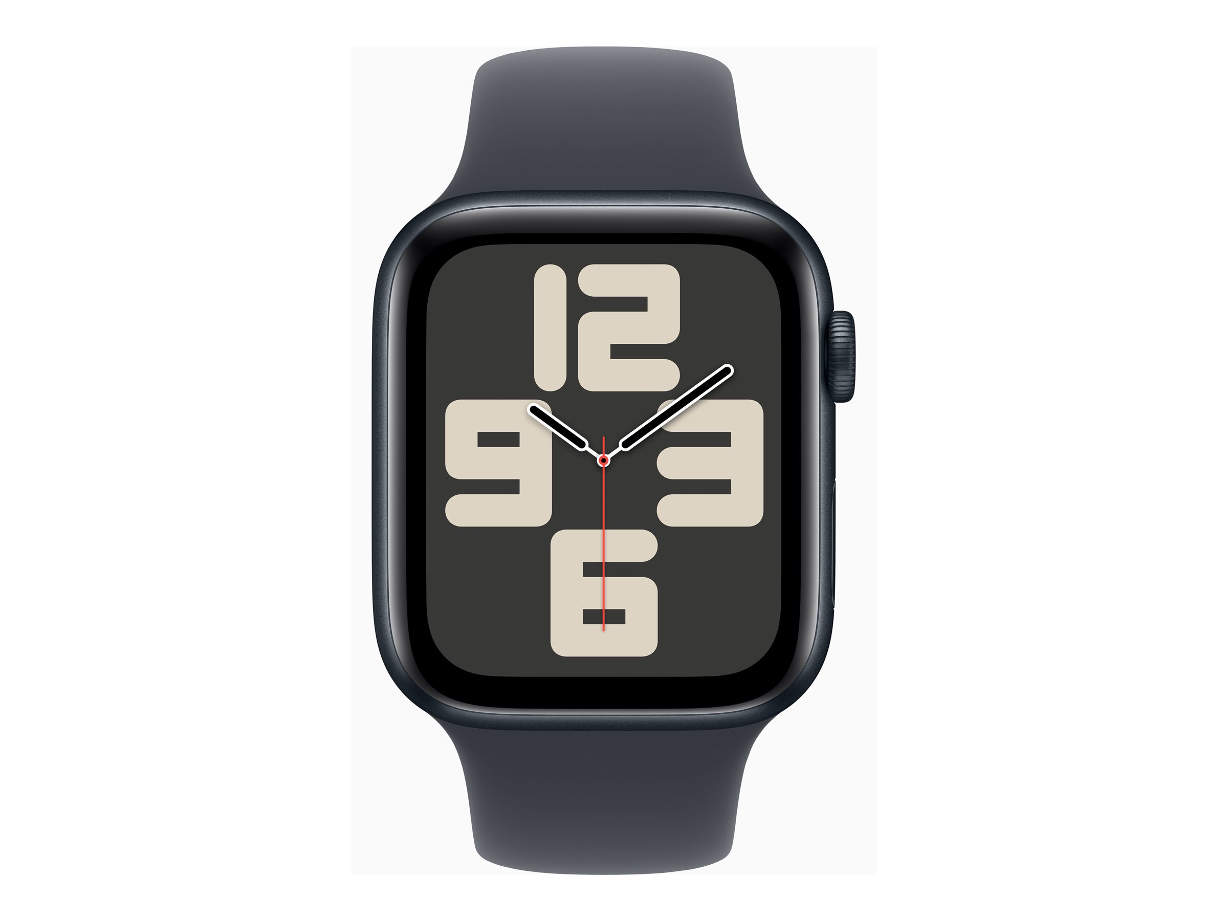 Apple Watch SE GPS 44mm Midnight Aluminium Case mit Midnight Sport Band - M/L (MXEK3QF/A)