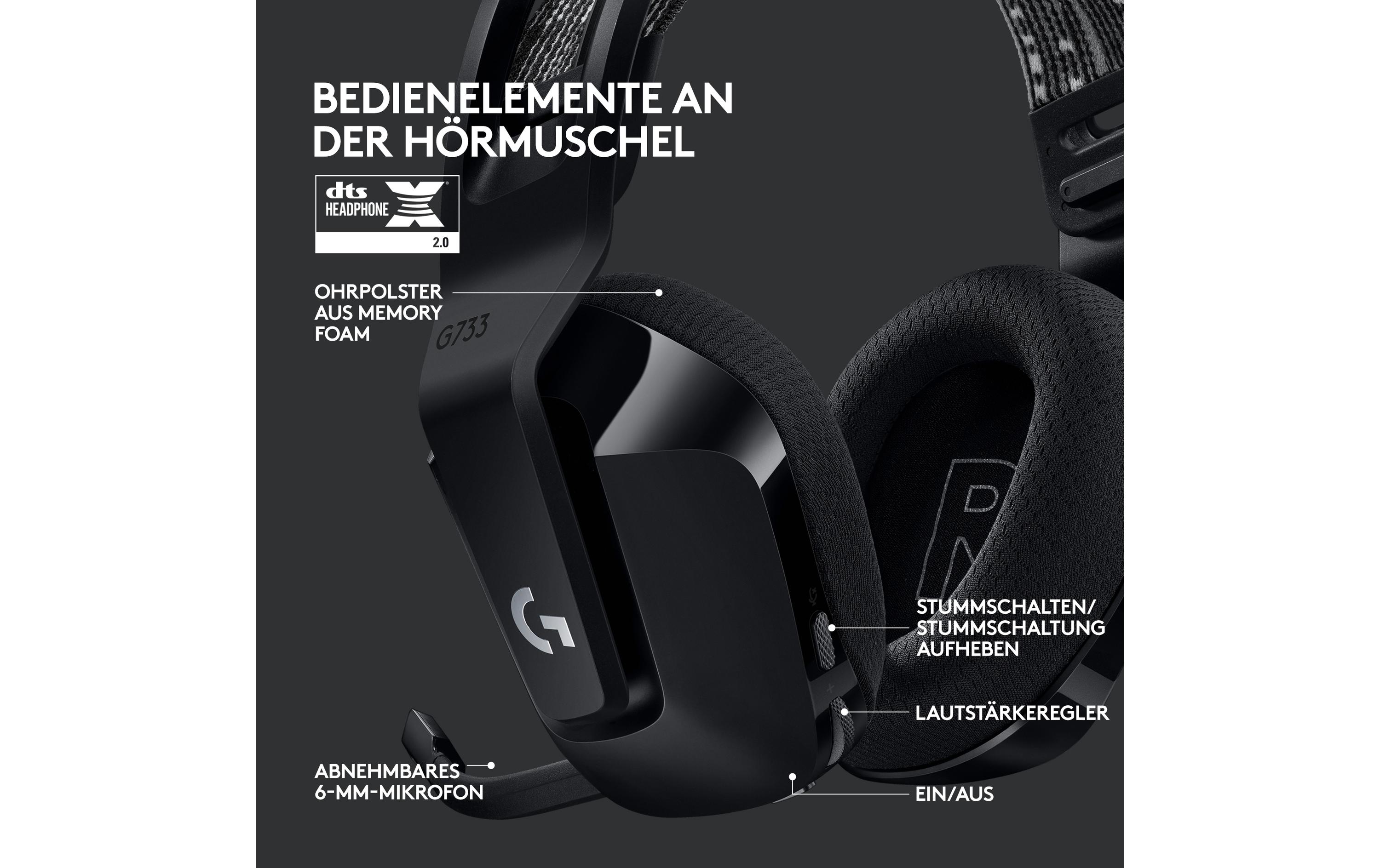 Logitech G G733 LIGHTSPEED Wireless RGB Gaming Headset - Headset