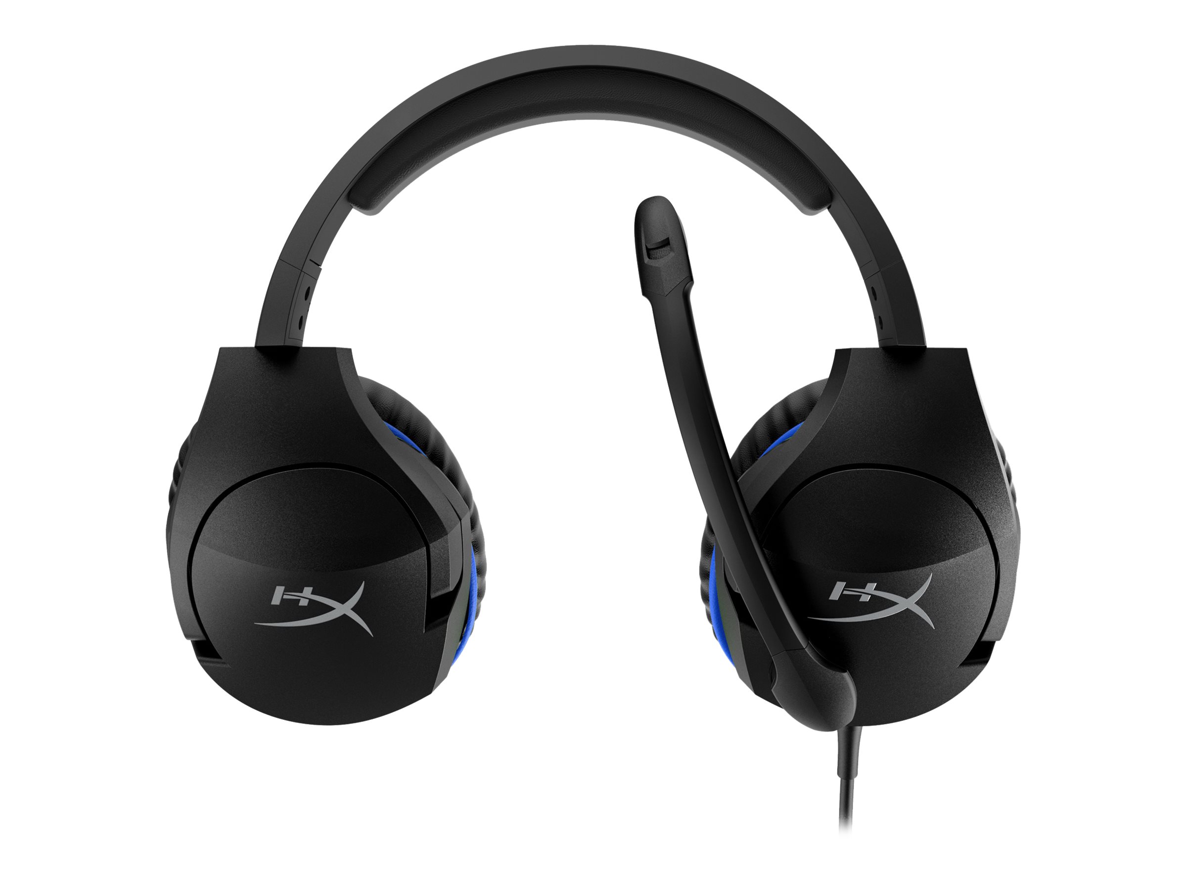 HyperX Cloud Stinger - Gaming - Headset - ohrumschließend - kabelgebunden - 3,5 mm Stecker - Schwarz, Blau - für Sony PlayStation 4, Sony PlayStation 5