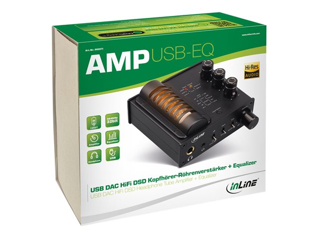 InLine AmpUSB-EQ - DAC-Kopfhörerverstärker