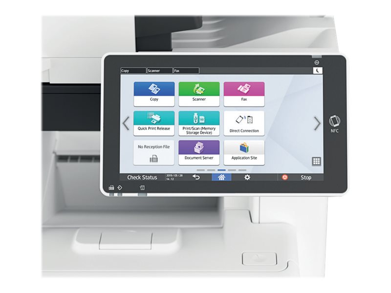 Ricoh IM 600F - Multifunktionsdrucker - s/w - Laser - A4 (210 x 297 mm) (Original) - A4 (Medien) - bis zu 60 Seiten/Min. (Kopieren) - bis zu 60 Seiten/Min. (Drucken) - 600 Blatt - 33.6 Kbps - USB 2.0, Gigabit LAN, Bluetooth, USB 2.0-Host, Wi-Fi(ac)